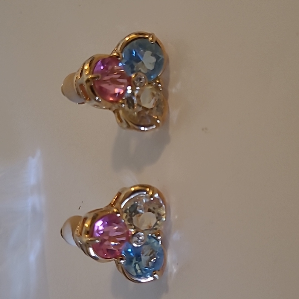 2 Pc Ivana Trump  ring / earring set
